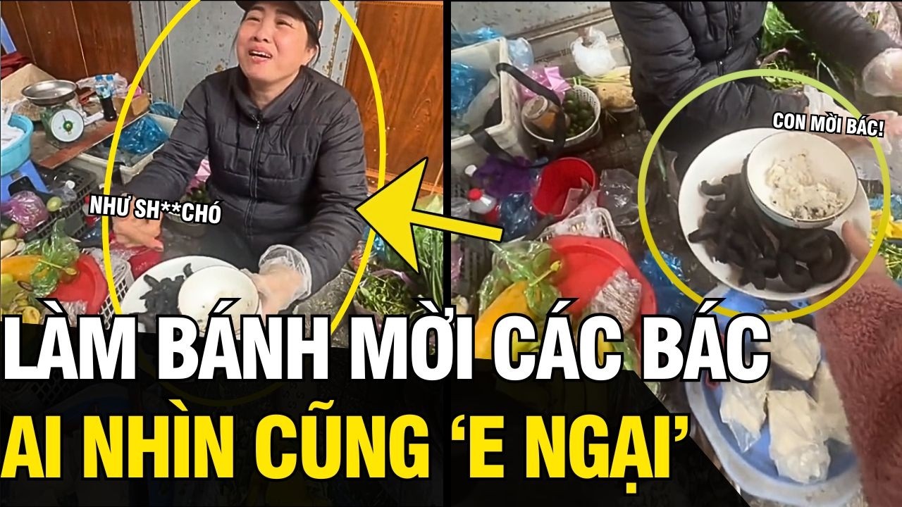Làm DĨA BÁNH mời các bác NẾM THỬ, nhưng ai thấy cũng E NGẠI vì ngoại hình khó đỡ | Tin Ngắn 3 Phút
