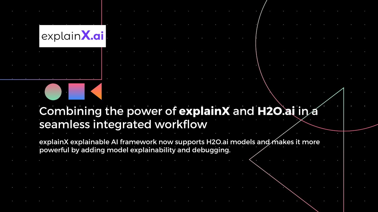 H2O AutoML integration with ExplainX.ai - Explainable AI Module