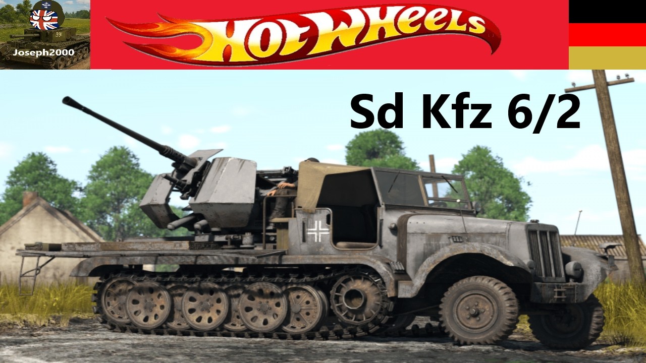 War Thunder: Hot Wheels. Sd Kfz 6/2. Highly effective even to this day!