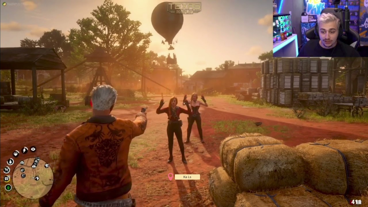 GABE JOGANDO TEXAS ROLEPLAY- R0UB*U O CAVALO DA KIM