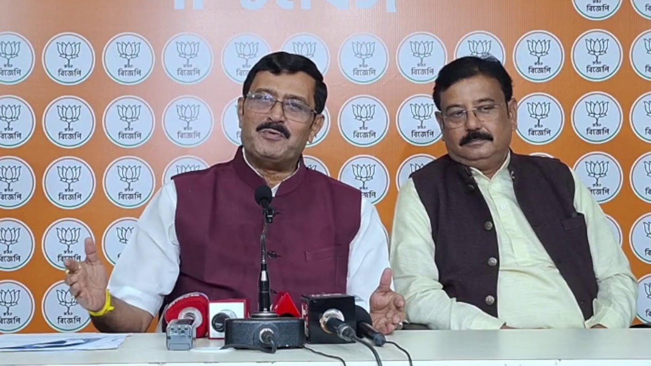 LIVE: Press Conference by Shri Rahul Sinha, Ex State President at Salt Lake BJP Office.