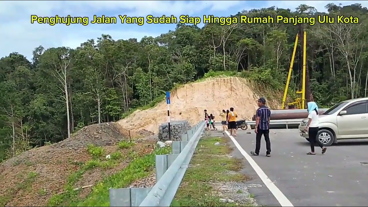 JALANRAYA HULU JULAU DARI PASAR PAKAN KE BETONG SEKARANG SUDAH SIAP HINGGA RUMAH PANJANG HULU KOTA 