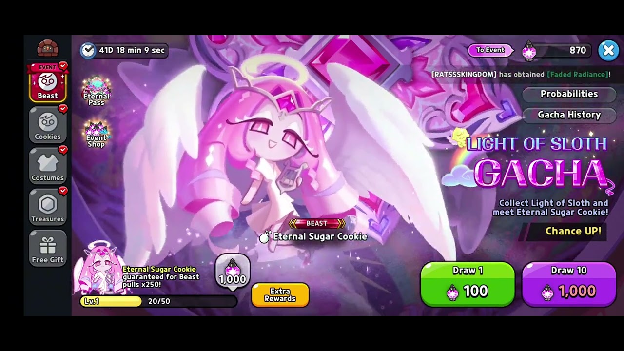 10 Hours 'Beast Gacha Eternal Sugar Cookie #2' Music Soundtrack OST - Cookie Run Kingdom