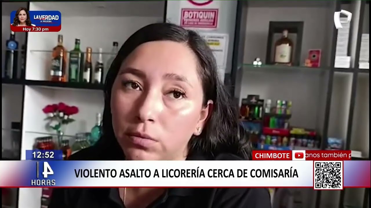 Chimbote: delincuentes realizan asalto en licorería