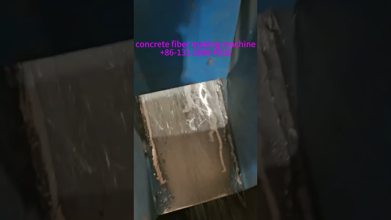 concrete fiber making machine for steel fiber reinforced concrete