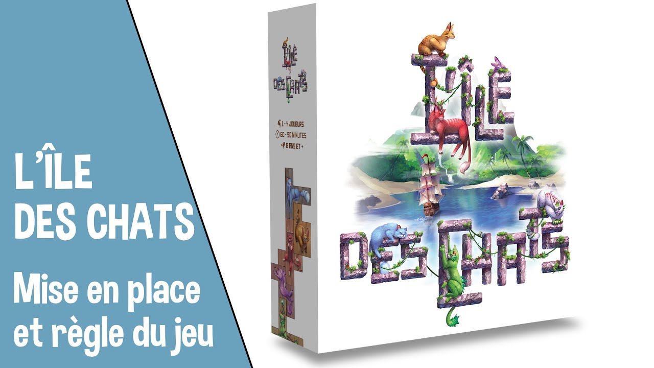 ❓🎲 [Comment... Y JOUER ?] L'île des chats - Mise en place et règle du jeu