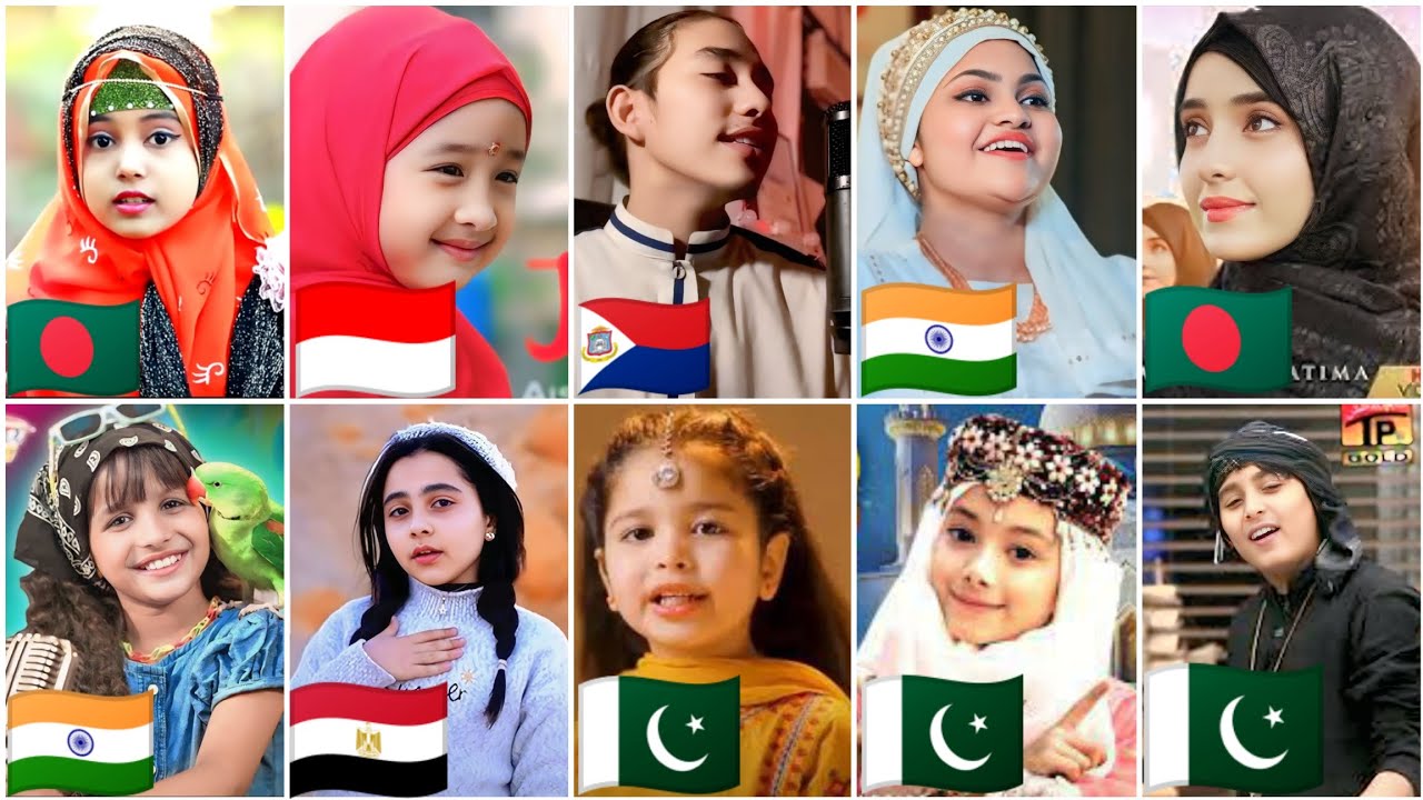 Hasbi Rabbi Jallallah - Aayat Arif, Yumna Ajin | Who Song It Better  | 10 Different Countries | Naat