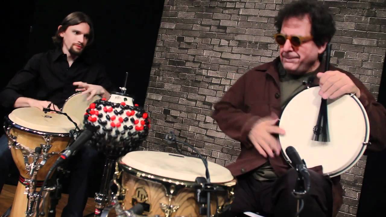 Jamey Haddad Performs in the LP Studio (1)