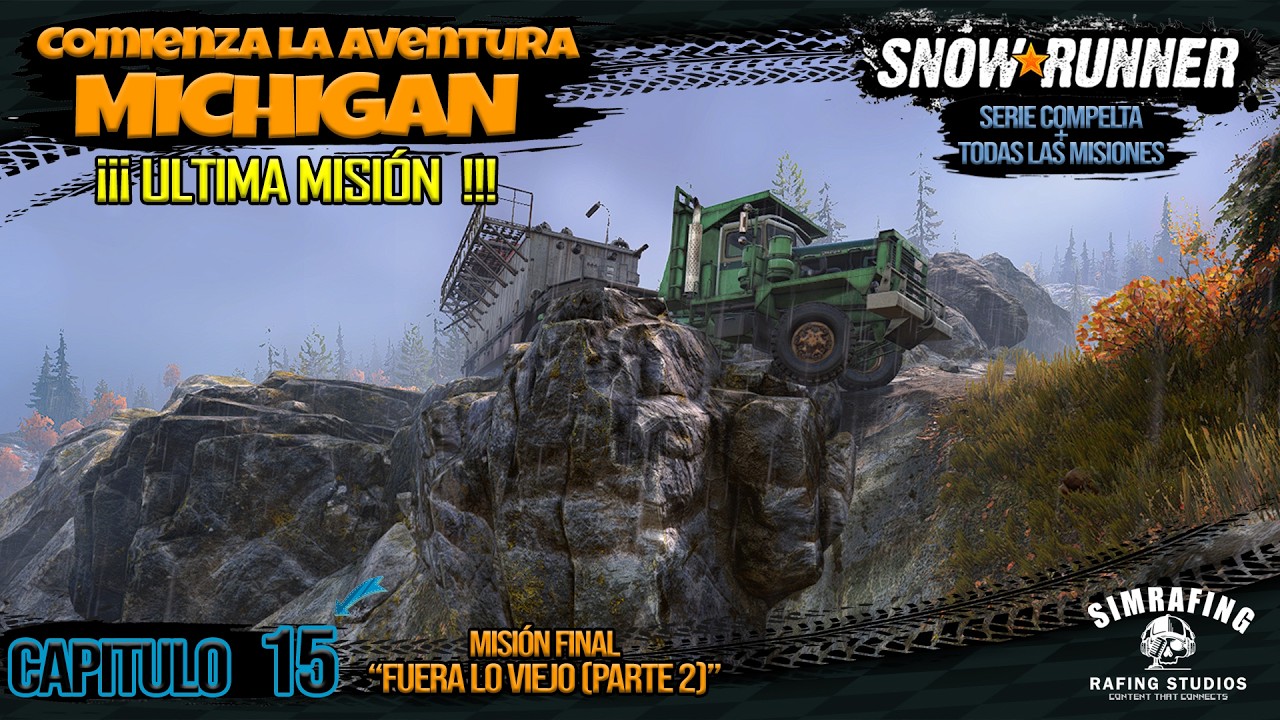SnowRunner Michigan – Миссия 15: Долой Старое (Часть 2) Финальная Миссия 🚚 (Геймплей)