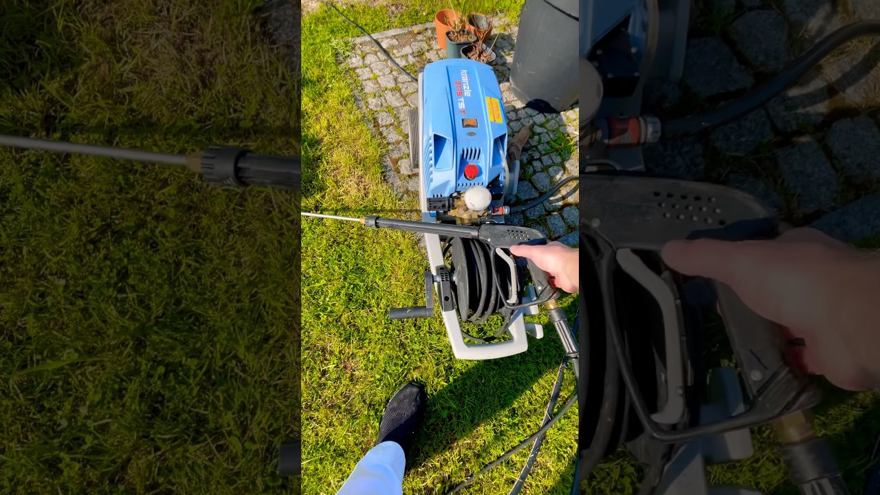 High-pressure cleaner Kr&auml;nzle K 2160 TST #pressure #pressurecleaning #cleaning #terracegarden