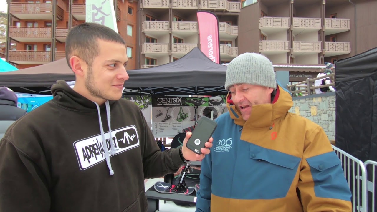 CENTSIX SNOWSCOOT à Val Thorens 2018