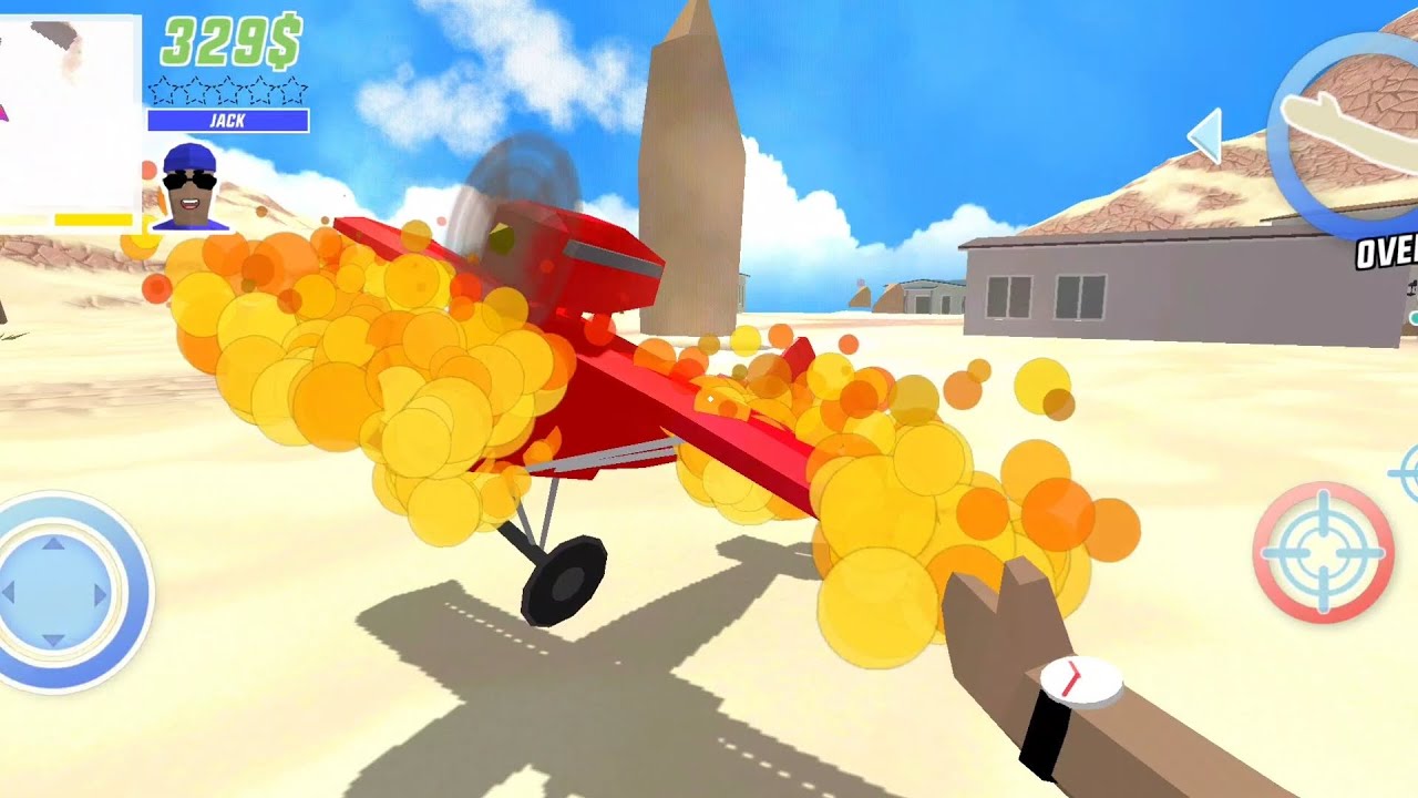 Dude Theft Wars: Open World - Crash Plane