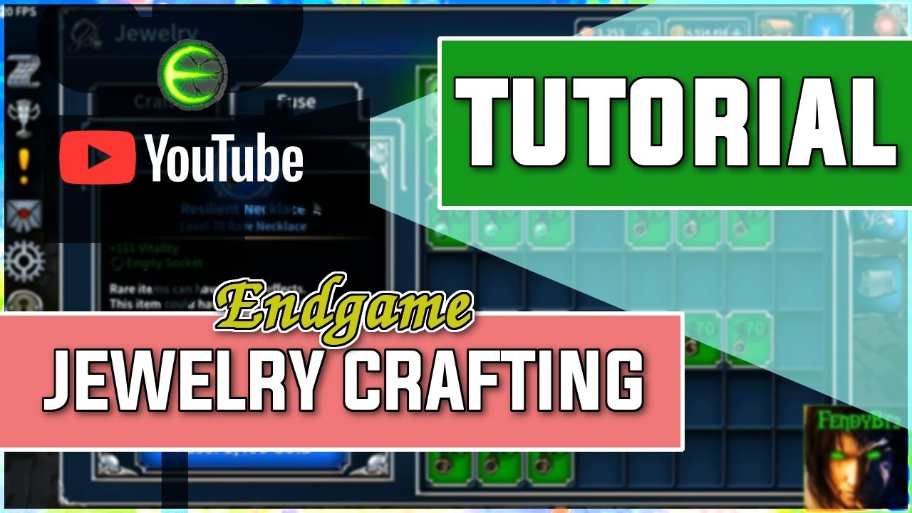 Eternium v1.3.34 Crafting my endgame jewelry... (TUTORIAL)