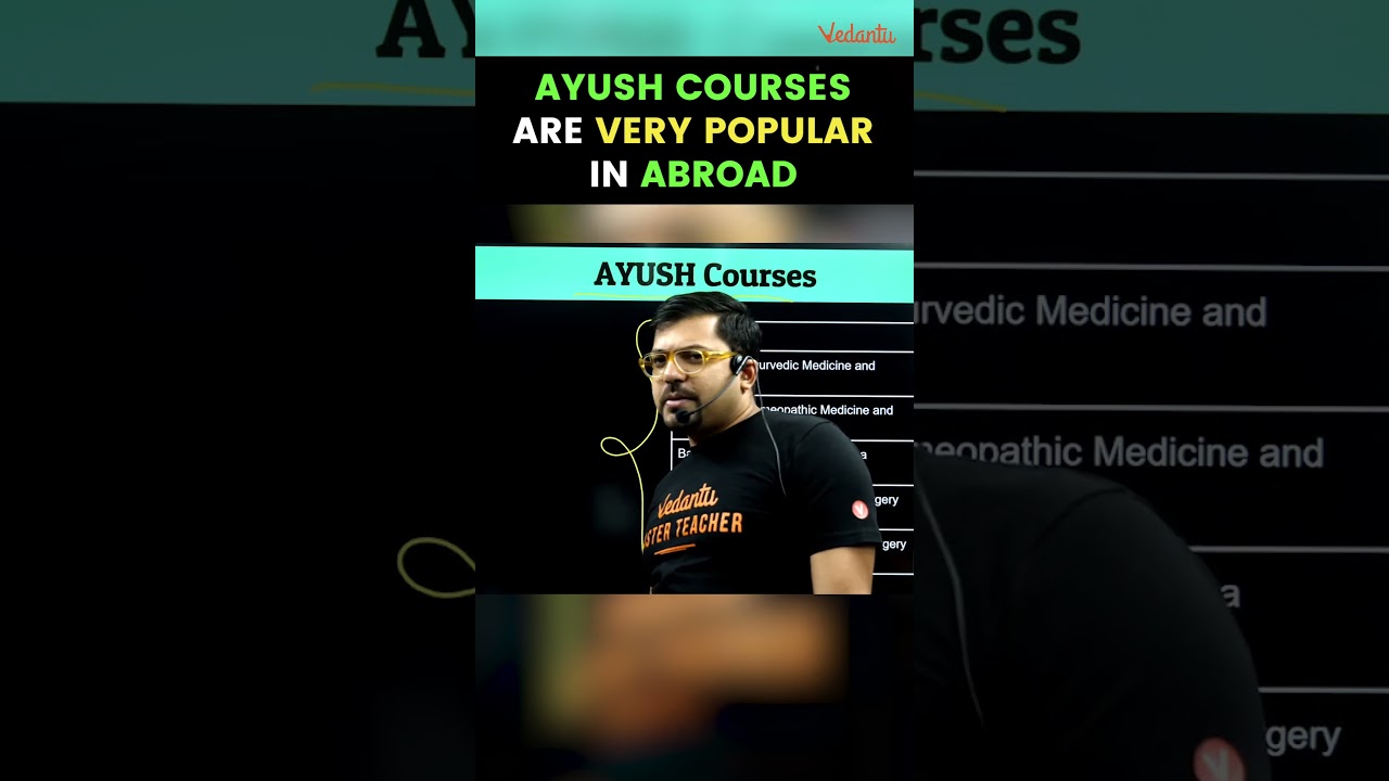 REALITY OF AYUSH COURSES🚨 | Ayurveda Science | NEET 2024 | Vedantu #neet2024 #ayush #shorts