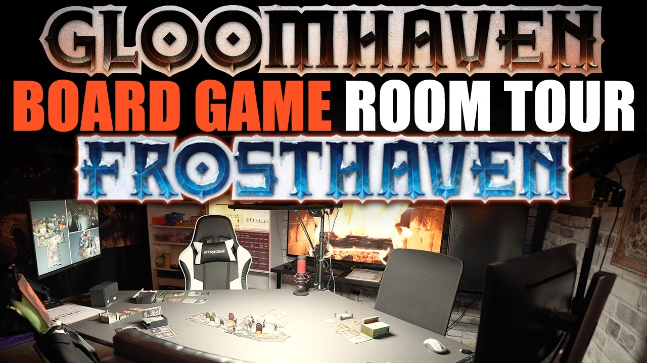 Gloomhaven Board Game Room Tour (Frosthaven)