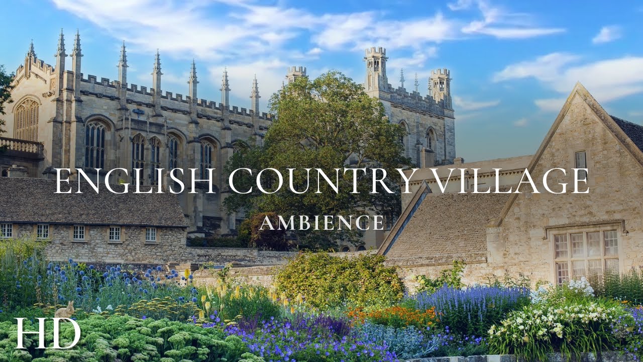 English Countryside Instrumental Music, Cottage ASMR Ambience, Romantic Garden Music, Nature Sounds