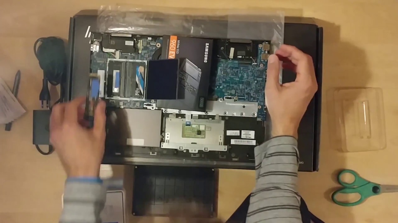 Upgrading the HP Envy x360 Ryzen 5 2500U with new RAM and a NVMe SSD (model 15-bq108ca)