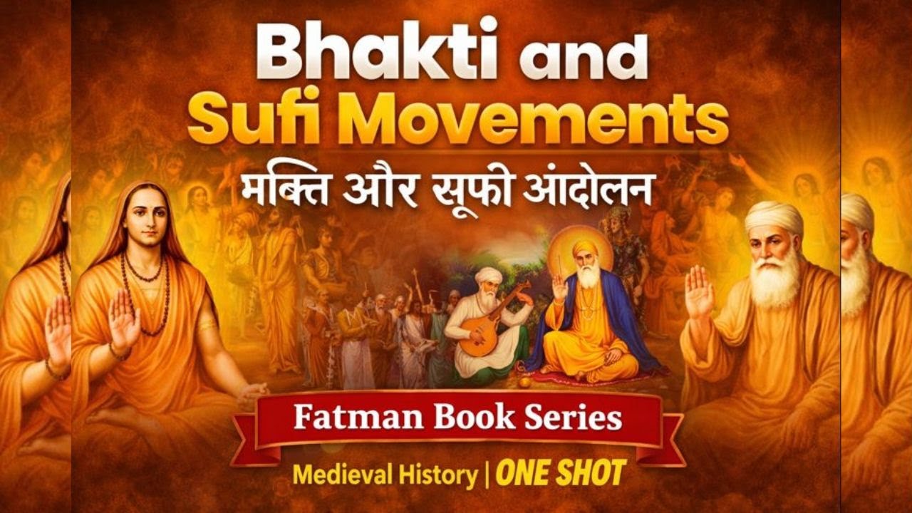 Bhakti & Sufi Movement Full Chapter | भक्ति और सूफी आंदोलन | Fatman Book Series 