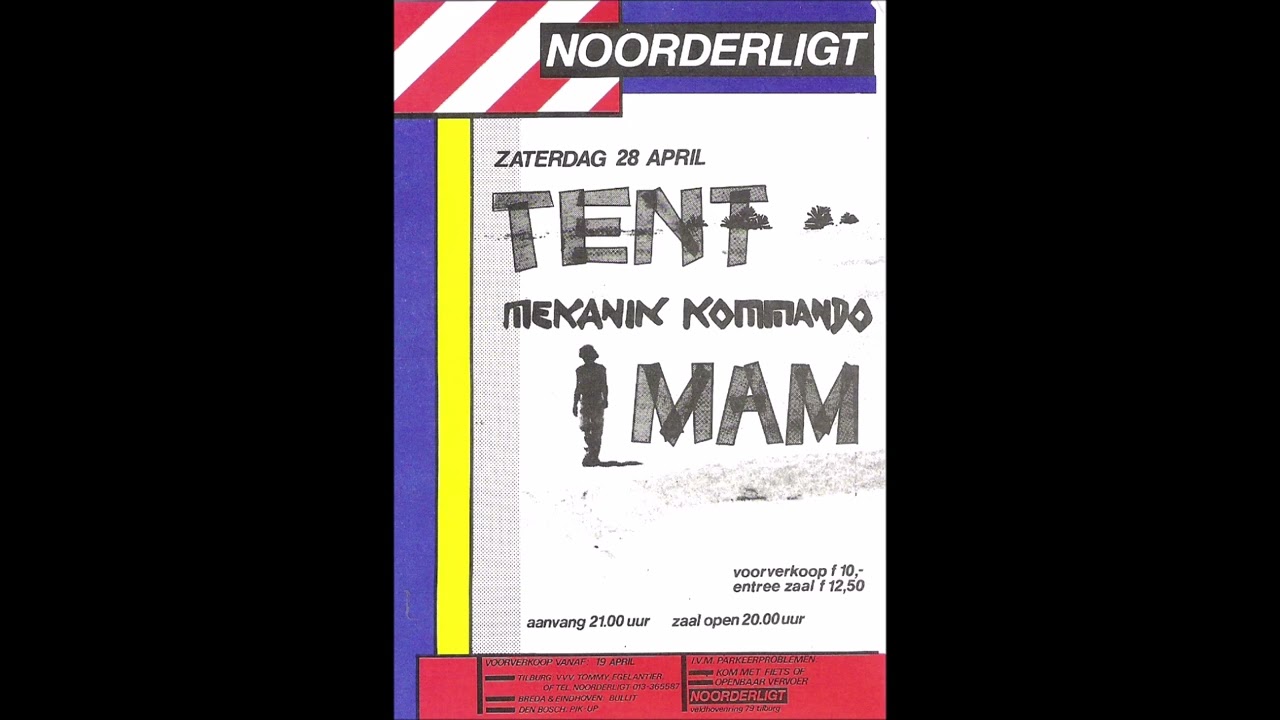 Mekanik Kommando live @ Noorderligt Tilburg Netherlands April 28 1984