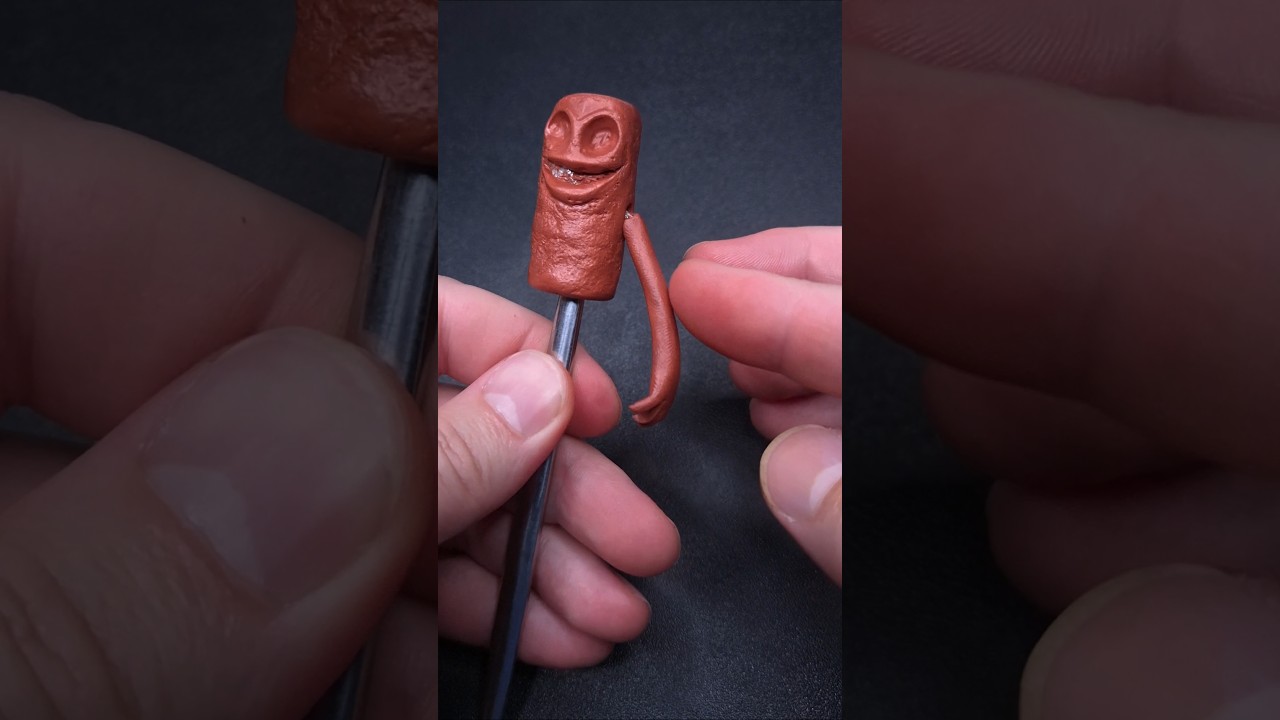 Making Brainroot 😱 Creepy Clay Monster | Horror Tung Tung  Transformation #horror