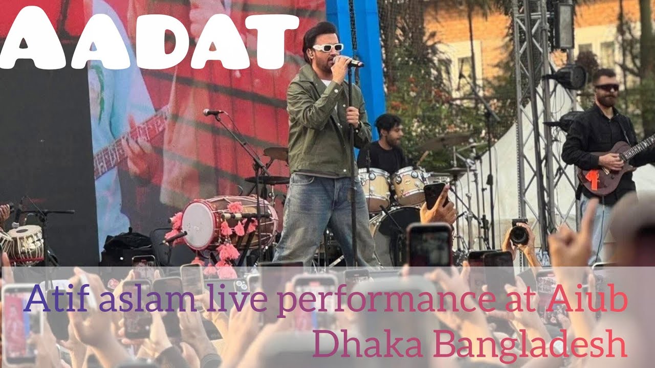 🎤 Atif Aslam – Aadat (Live at AIUB) | Music Beyond Boundaries | Full Performance