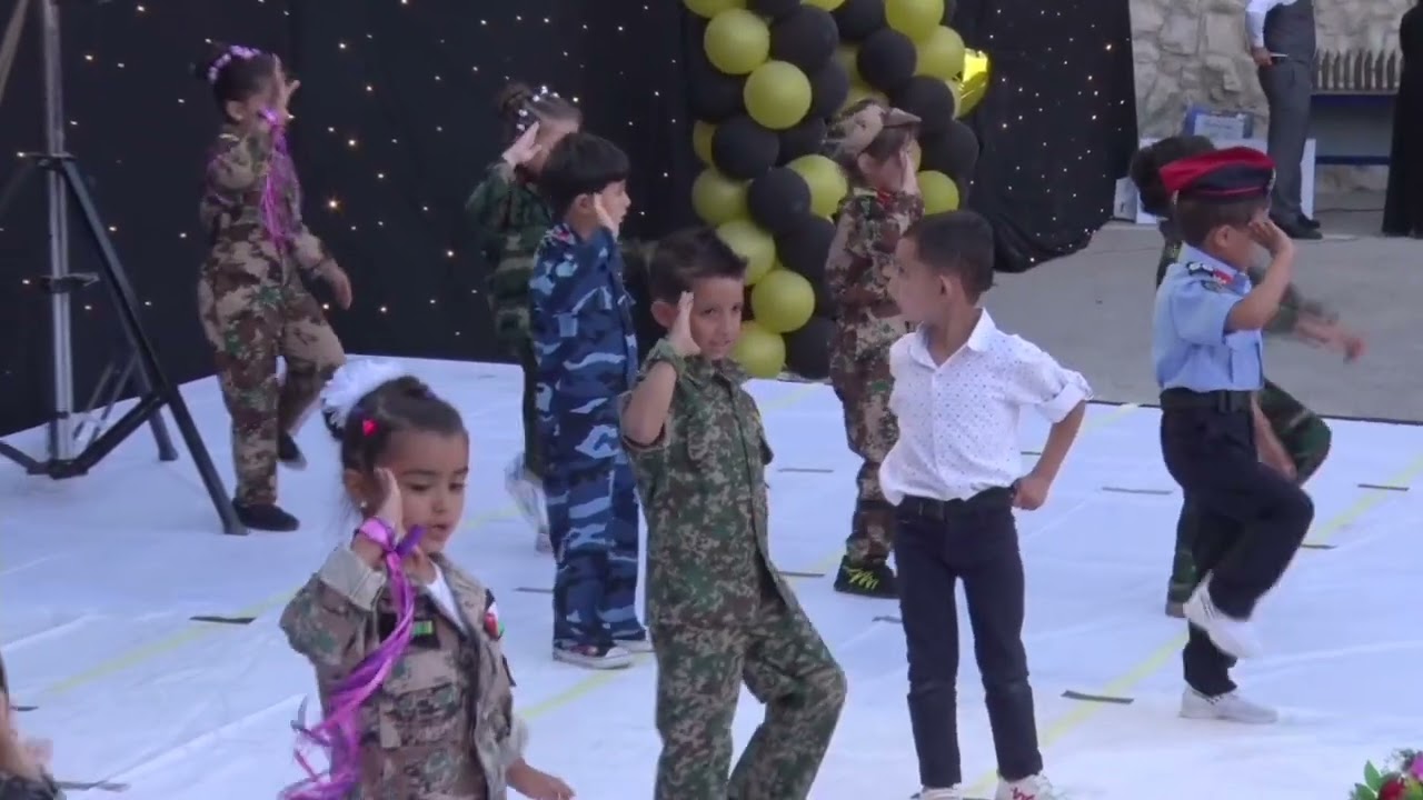 (تحية للجيش) من حفل تخريج فرسان روضة قلعة السلط16/6/2022