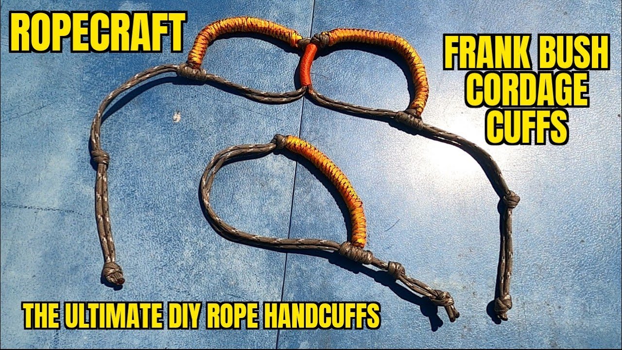 ROPECRAFT- FRANK BUSH CORDAGE CUFFS THE ULTIMATE ROPE HANDCUFFS