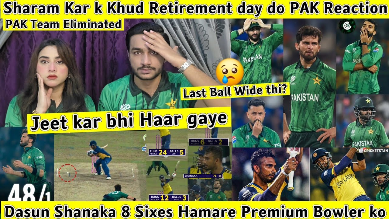 Dasun Shanaka 8 Sixes Hamare Premium Bowler ko PAK Fans Emotional PAK OUT WC26 Nahi Chaiye Ye Team😢