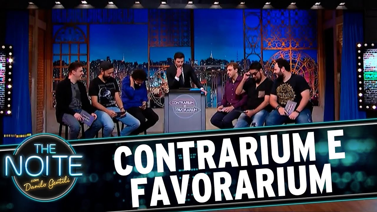 Contrarium e Favorarium: Murilo critica gemidão do zap | The Noite (02/08/17)