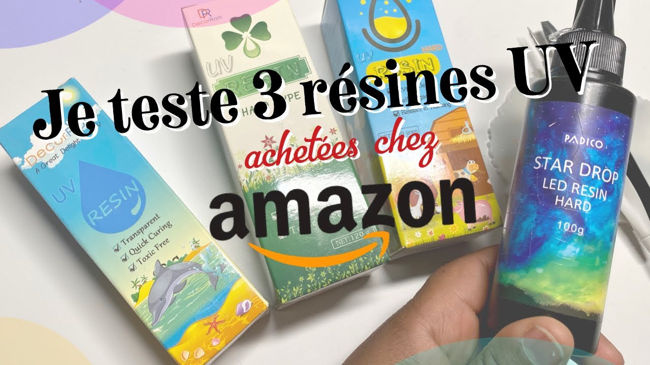 🔴3 résines UV achetées sur Amazon : top ou flop ? Go tester !