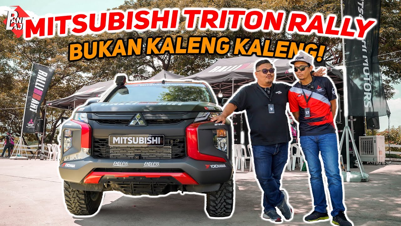 MITSUBISHI TRITON RALLY vs Juara Rali 7 Kali Mentakab!