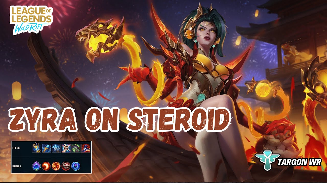 Zyra on Steroid ! Pull out Critical moment for Team ! | Wild Rift