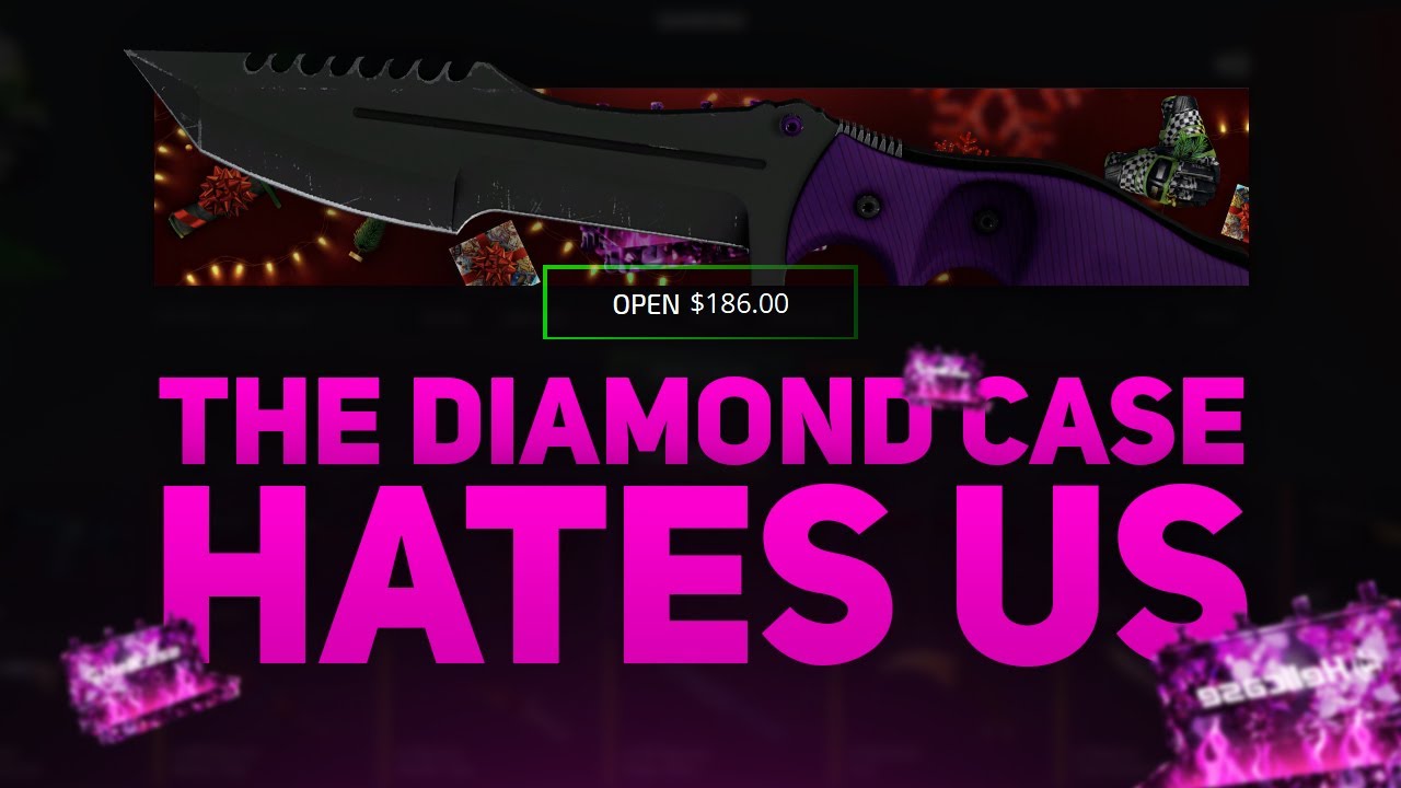 THE DIAMOND CASE HATES US!! (HELLCASE CASE OPENING)