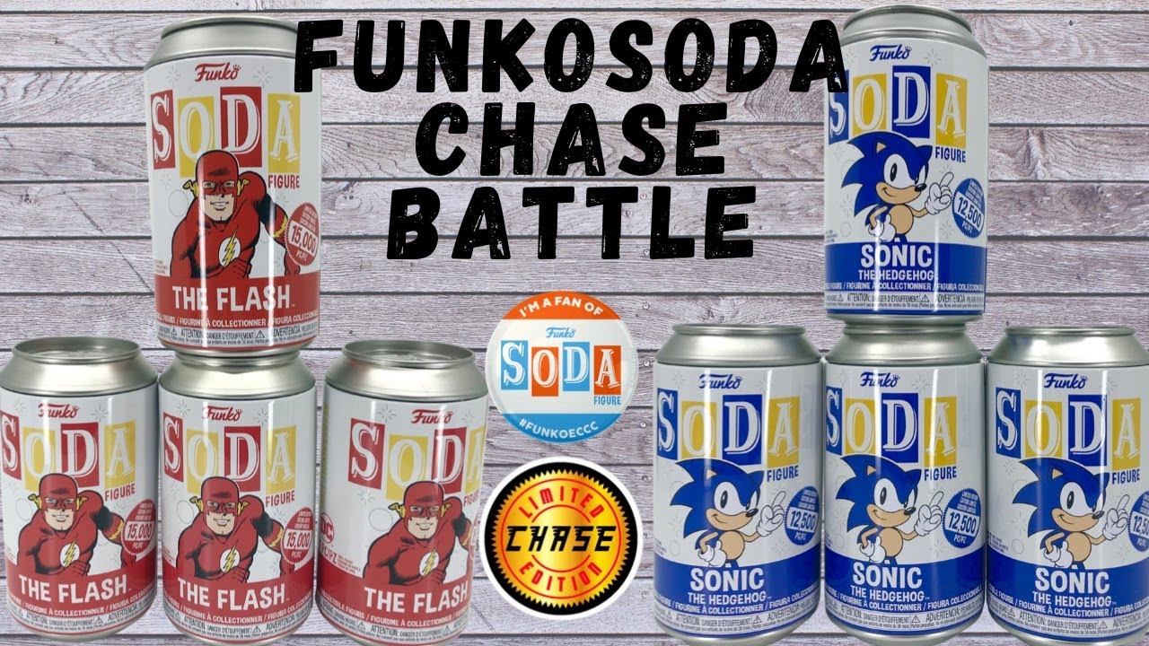 FUNKO SODA CHASE ROULETTE BATTLE | The Flash vs Sonic