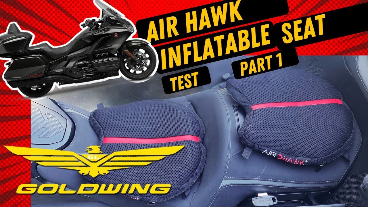 Goldwing Air Hawk Unbox-part 1- test side 1GL1800 Seat inflatable Ride Touring motorcycle seat pad