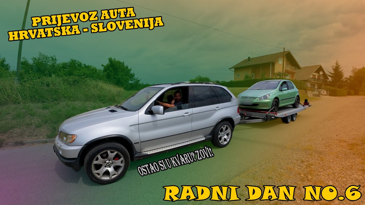 🚨 Vučna Služba Tomislav u Akciji: Šlepanje Automobila iz Hrvatske u Sloveniju! 🚗💨 || Radni dan no.6