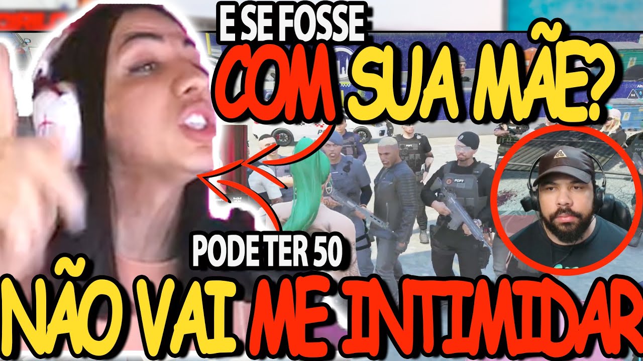 É TRETA!😱 DRAGONA BATEU DE FRENTE COM A POLICIA DA CAPITAL E PEITOU O JACARÉ NA FRENTE DE TODO MUNDO