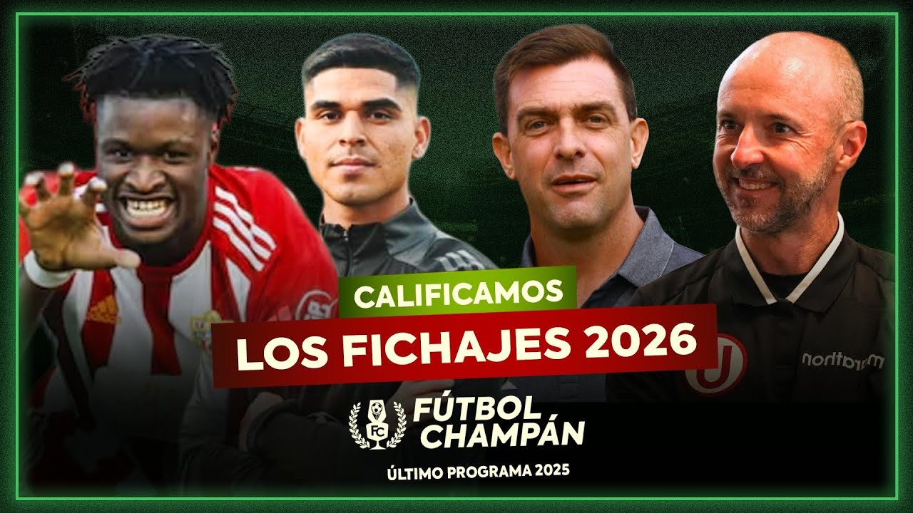 F&Uacute;TBOL CHAMP&Aacute;N: &Uacute;LTIMO PROGRAMA DEL A&Ntilde;O