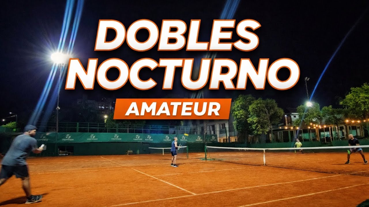 Practicando dobles 🎾 | Tenis amateur.