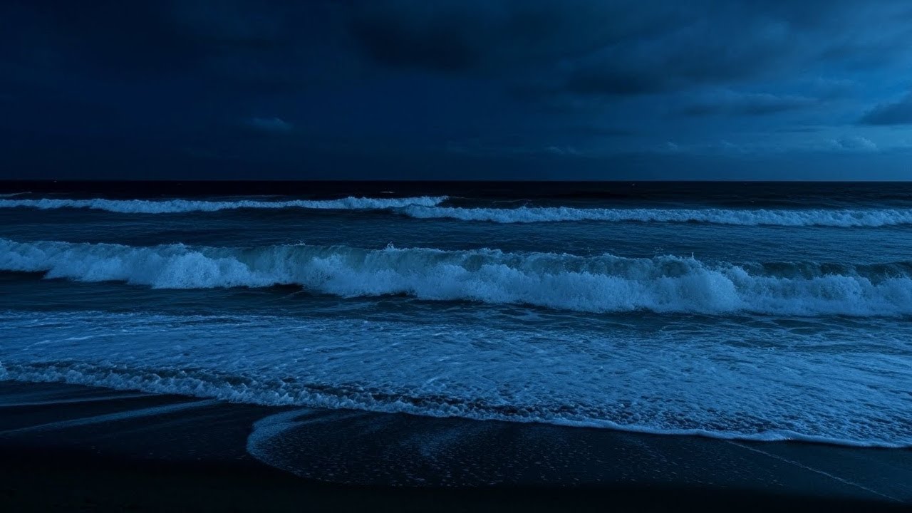 No More Restless Nights: Ocean Waves for Profound Sleep (Dark Screen)