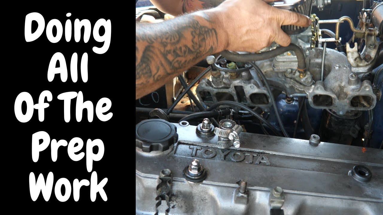 22R Head Gasket Replacement Part 1