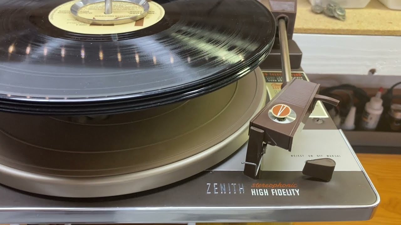 Zenith Pro Series Turntable Record Player Tone Arm Set Down Issue Part 1