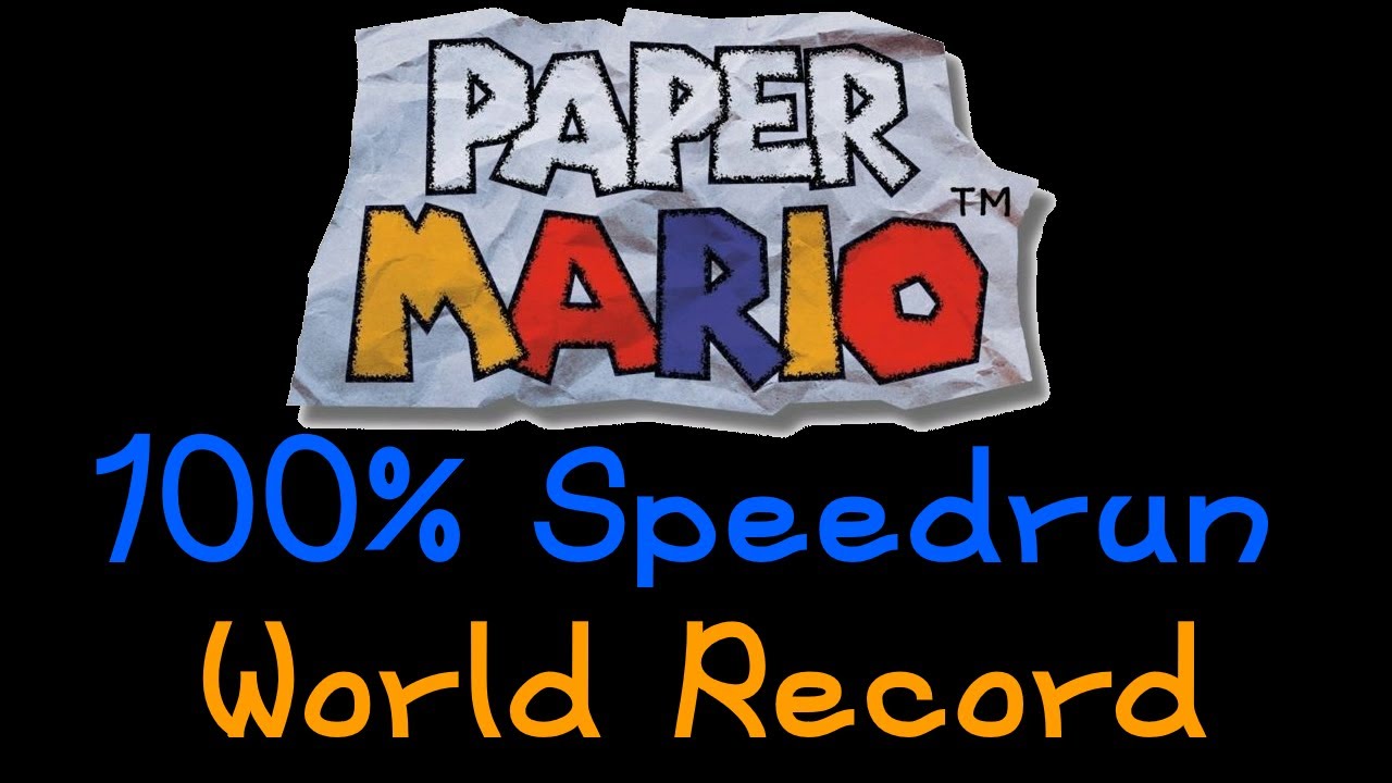 Paper Mario 100% Speedrun in 5:12:16