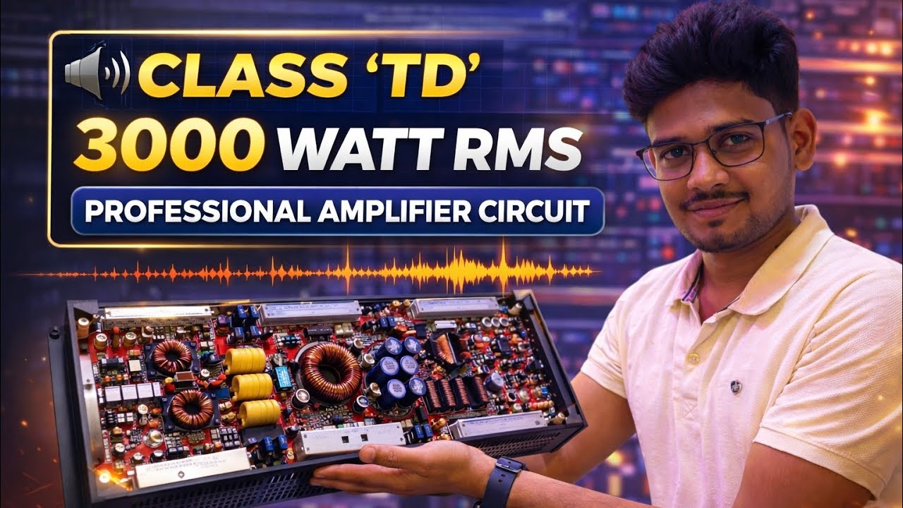 Class TD 3000w professional  amplifier 