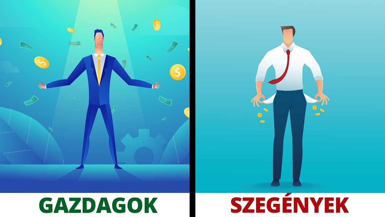 7 különbség a gazdagok és a szegények gondolkodása között