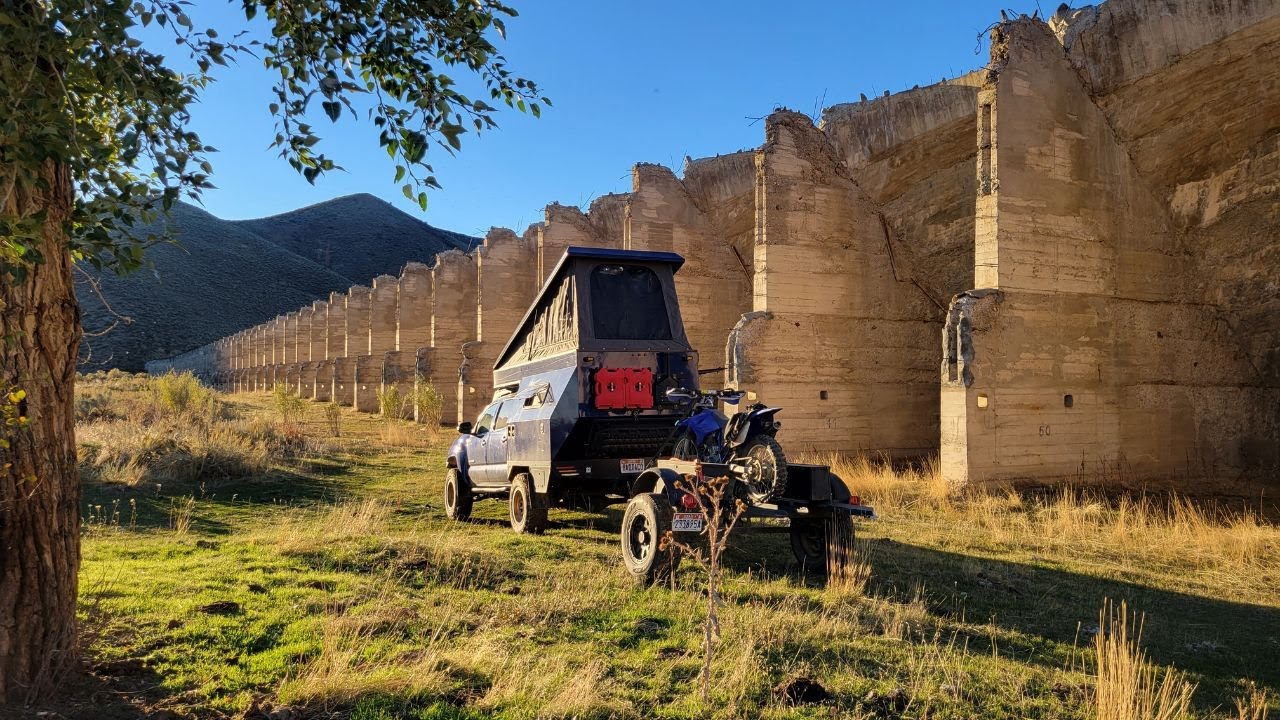 Camping At A 100 YEAR OLD Dam | Solo Camp & Cook | Relax Cozy Campfire ASMR