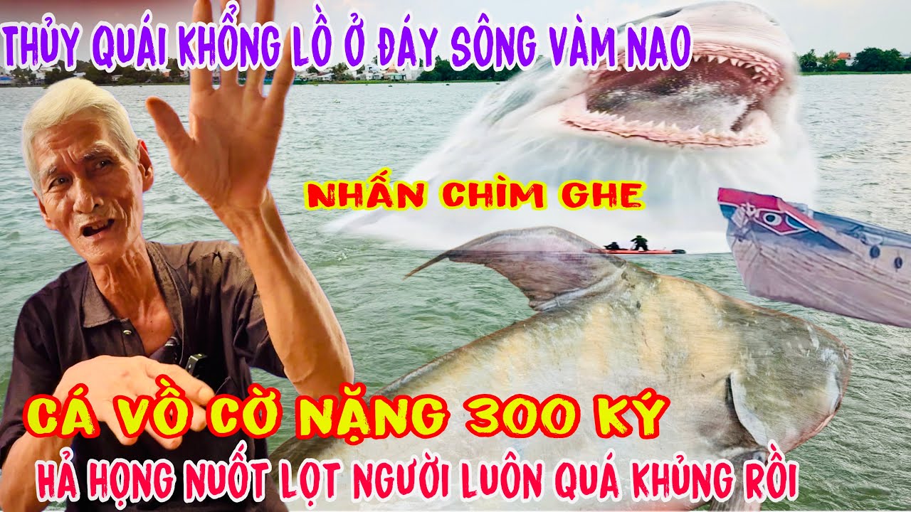 S&ocirc;ng V&agrave;m Nao xuất hiện Thủy Qu&aacute;i khổng lồ nhấn ch&igrave;m ghe xuồng qua s&ocirc;ng người d&acirc;n chứng kiến kể lại