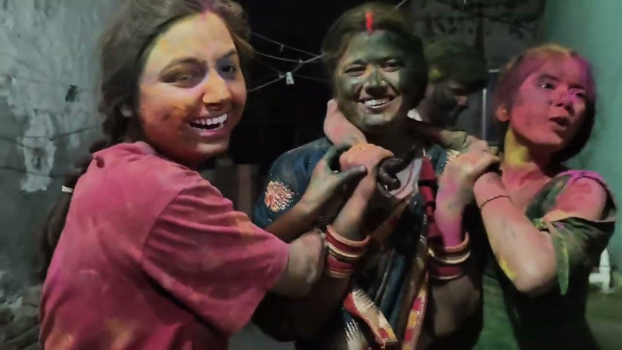 पक्के रंग वाली होली खेली हमने भाभी की फैमिली के साथ