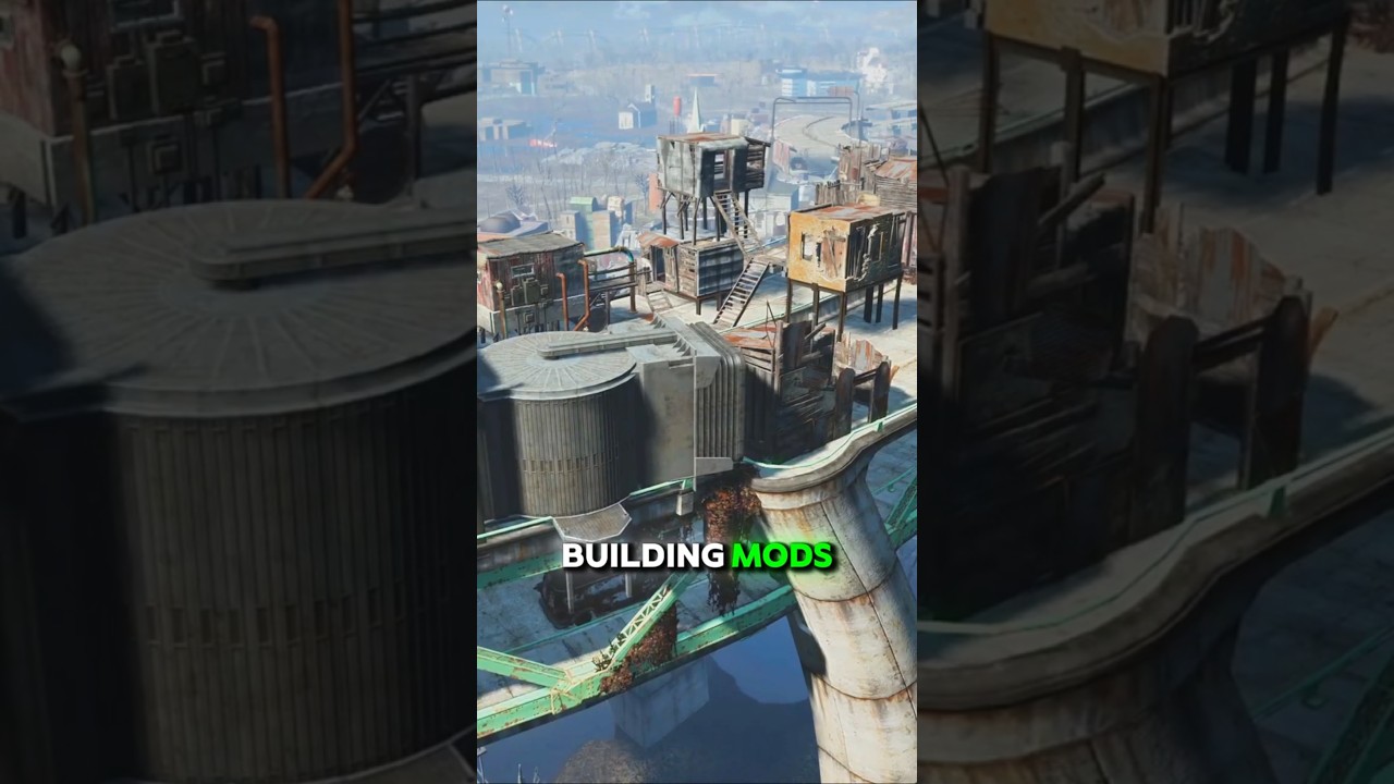 Моды для строительства поселений в Fallout 4! #fallout4 #fallout4mods