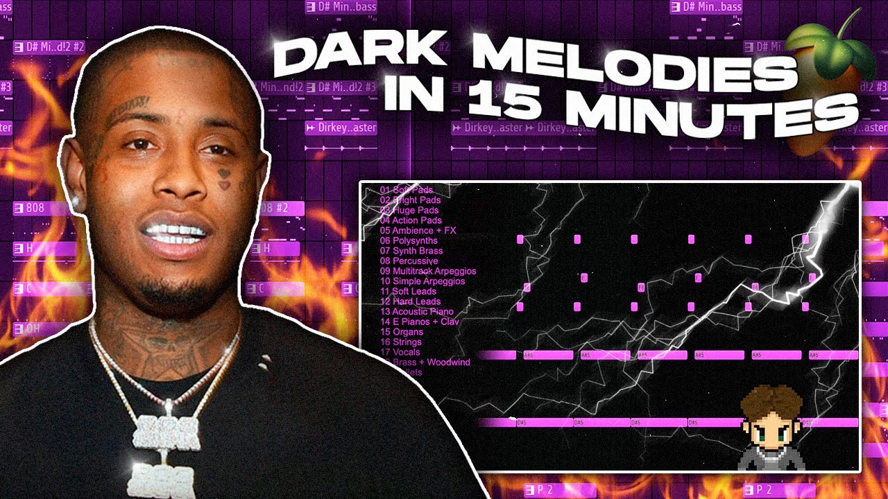 How To Make DARK Melodies In 15 MINUTES | FL Studio Tutorial